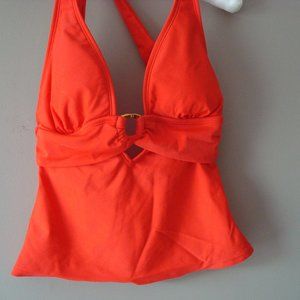 Ladies orange Tankini